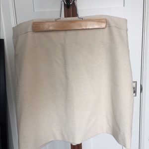 The Limited Sparkly White Skirt